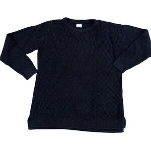 COTTON ON Knit Pullover Sweater Women's MEDIUM Black Long Sleeve Crew Neck​​​​